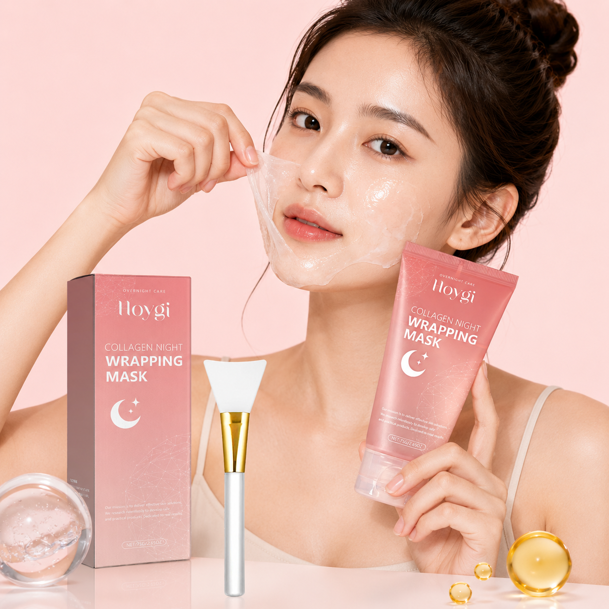 Aliztrexa Collagen Night Mask – Radiant Glass Skin Glow